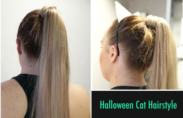 Tutorial: Halloween Cat Hairstyle