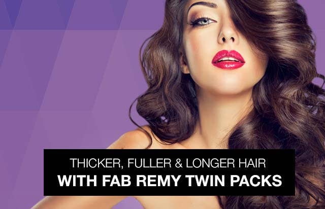 Thicker, fuller & longer hair with twin packs