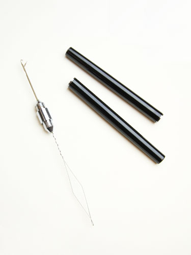 Double Heads Metal Needle Pen-Black