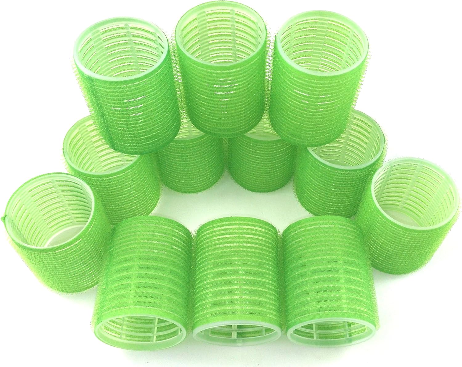 Jumbo Hair Rollers Curlers Self Grip Holding Rollers Hairdressing Curlers Hair Design Sticky Cling Style For DIY Or Hair Salon By Kamay's (Gripping Sticky Rollers 48mm/1.9"Large Size12PCS)