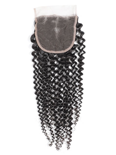 Sahar Unprocessed Brazilian Virgin Hair Top Lace Closure 4" x 4" (10A) - Kinky
