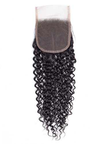 Sahar Slay Human Hair Top Lace Closure 4" x 4" (6A) - Jerry Curl